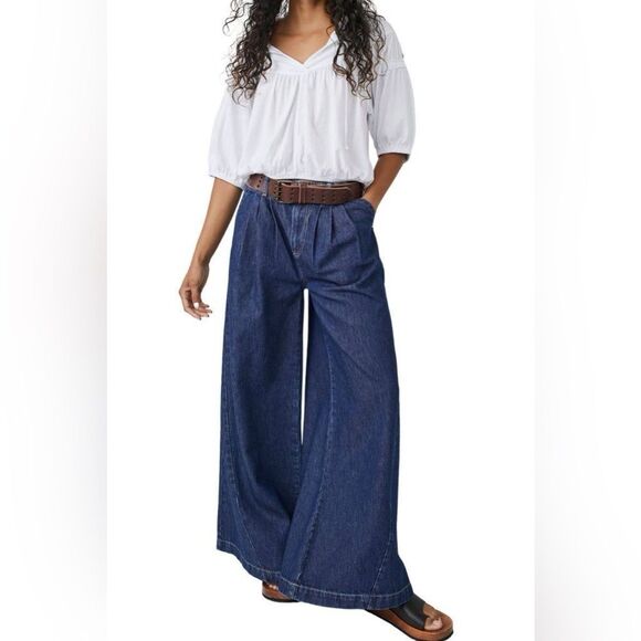 Free People No Good Alone Tee In Optic White - Picture 5 of 5